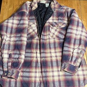 Ash Creek Trading Plaid Flannel Insulated Work Jacket